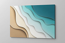 Obraz 3d relief vlny 2028